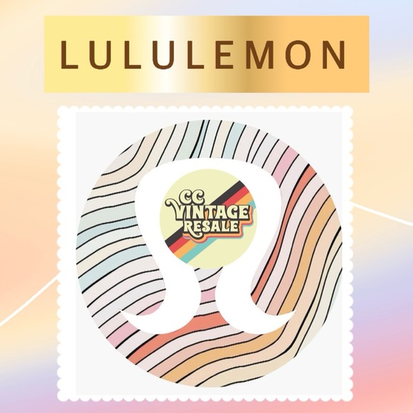 🥈 170. LULULEMON Cool Racerback Tank neon coral pink & white stripes - Picture 6 of 7